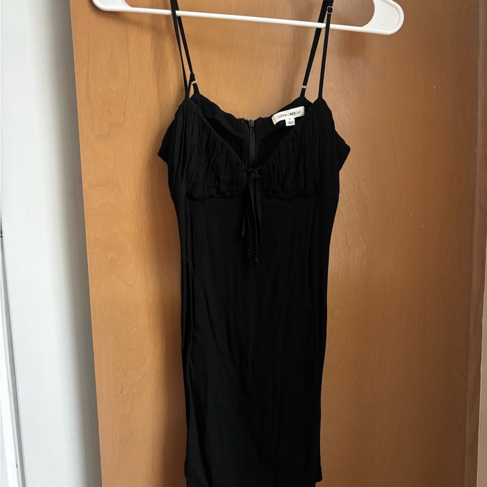 Cotton Candy LA Black Mini Dress - Picture 2 of 4